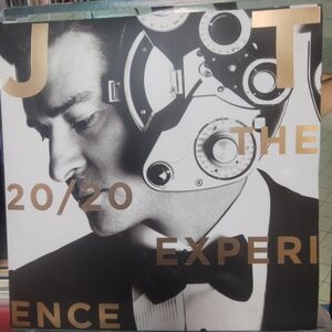 JT The 20/20 Experience Vinyl Record - Black and Gold